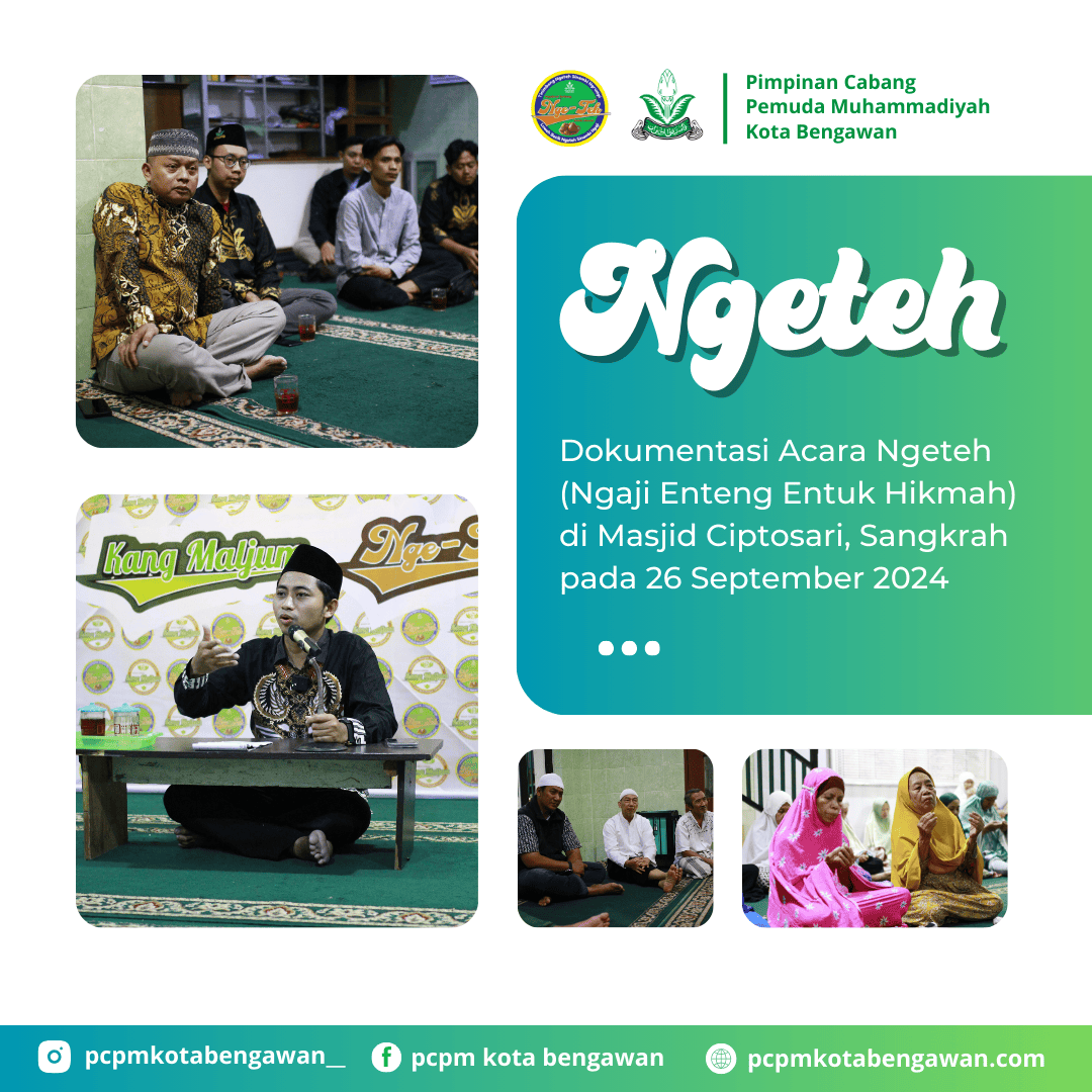 Ngeteh (Ngaji Enteng Entuk Hikmah) Masjid Ciptosari