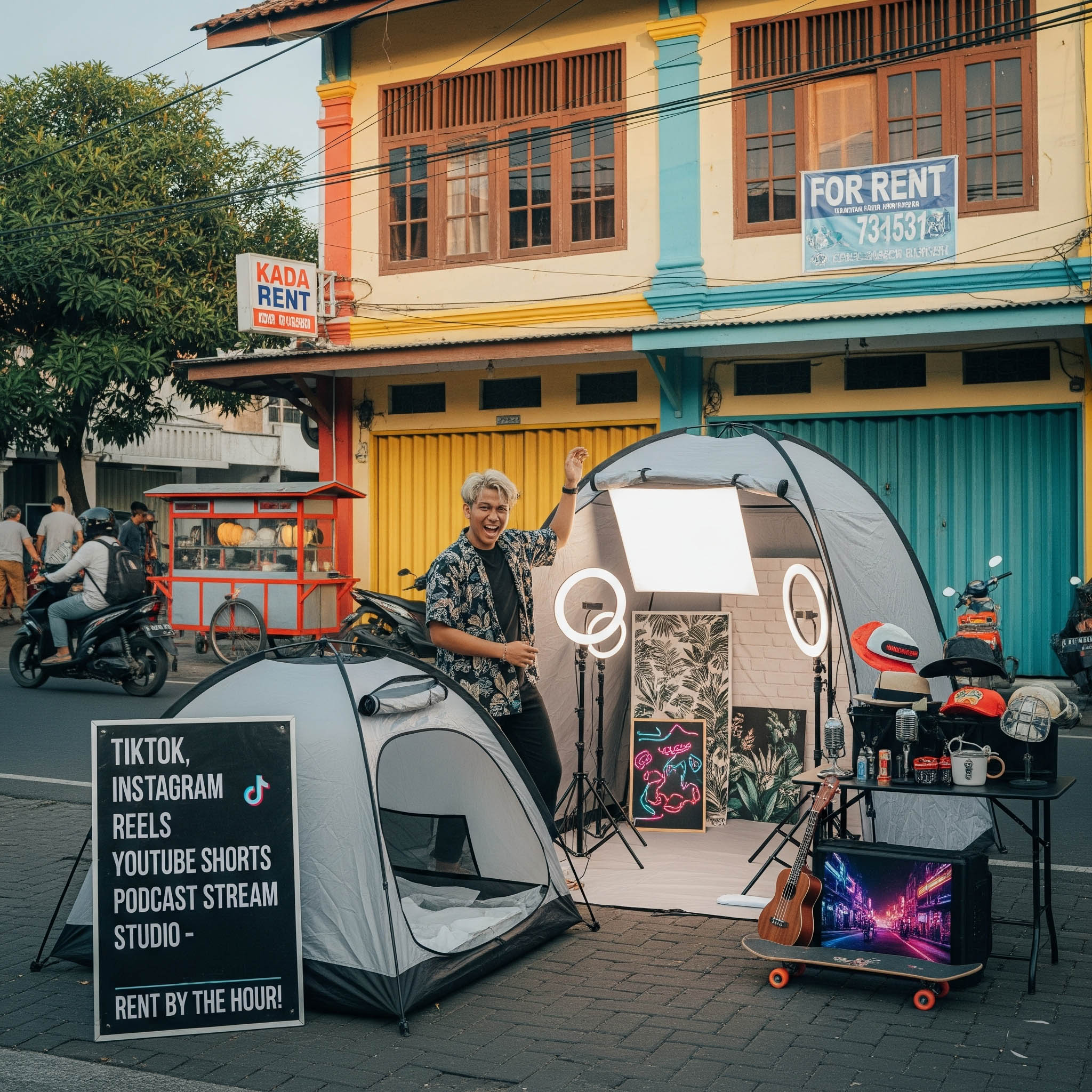 Inovasi Anak Muda Hadirkan “PopUp Studio” untuk Para Konten Kreator
