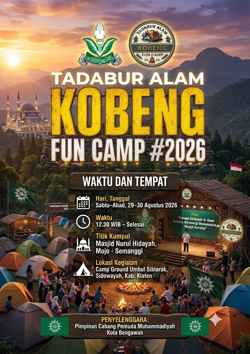 PERERAT UKHUWAH LINTAS REMAJA MASJID WILAYAH KOTA BENGAWAN, PCPM KOBENG SIAP GELAR "KOBENG FUN CAMP #2026"