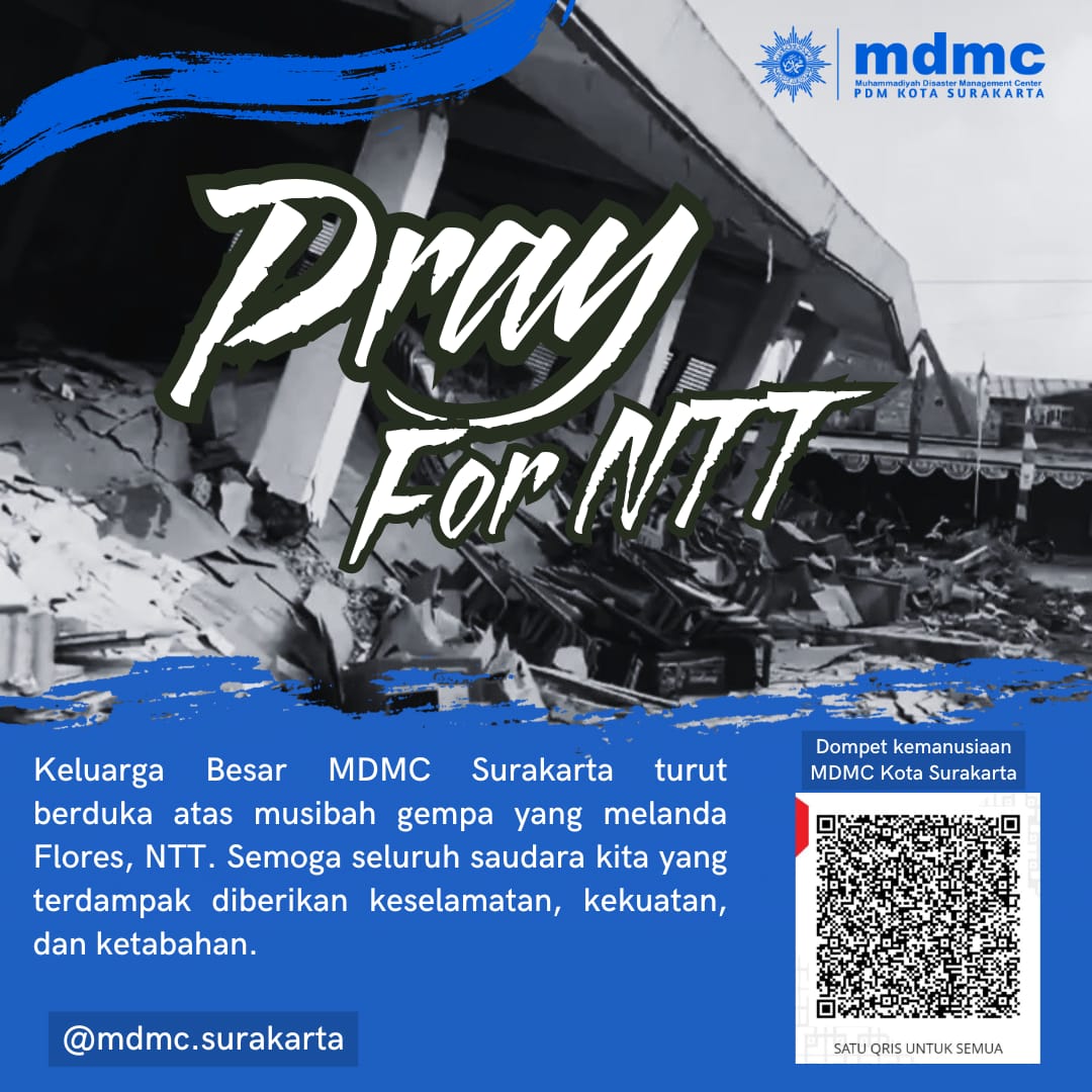 MUHAMMADIYAH DISASTER MANAGEMENT CENTER (MDMC) PDM KOTA SURAKARTA SAMPAIKAN UCAPAN DUKA UNTUK NTT